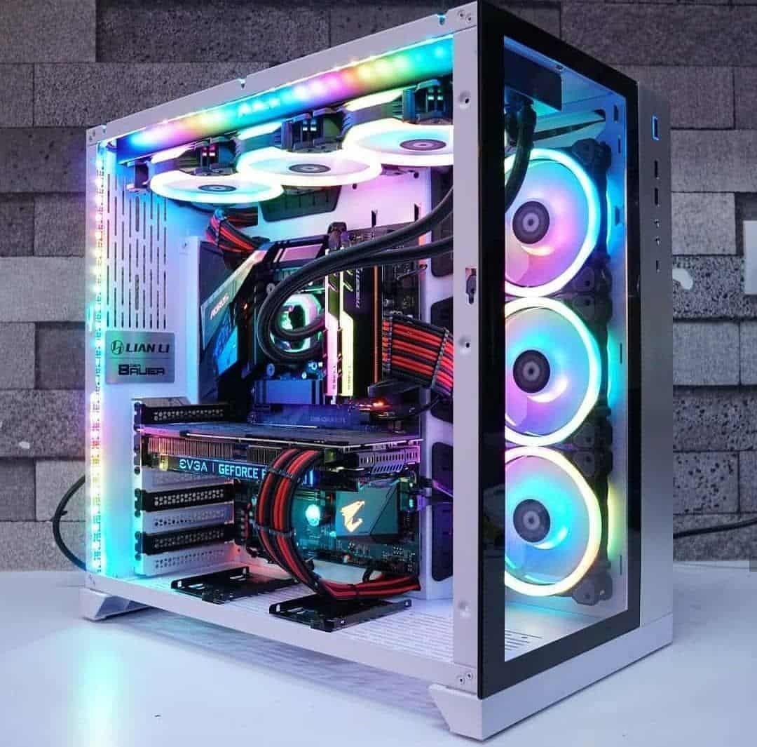 Boitier pc Gamer blanc 