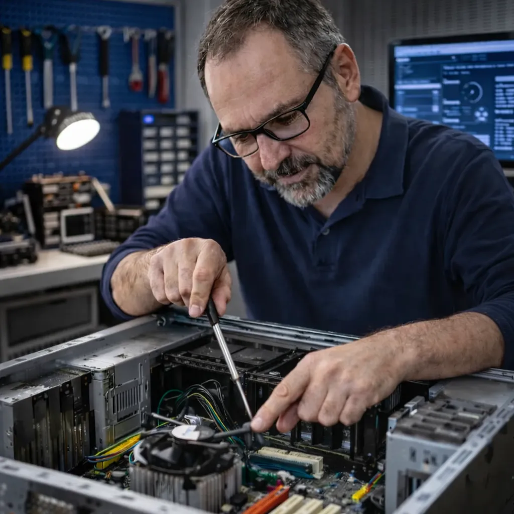 dépannage informatique à l’atelier