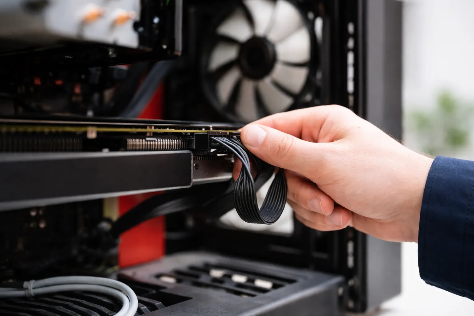 Installation et branchement de composants informatiques dans un PC