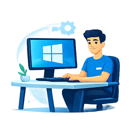 Réinstallation de Windows réalisée par un professionnel informatique