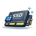 Icône SSD haute performance