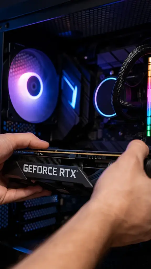 Installation d'une carte graphique RTX