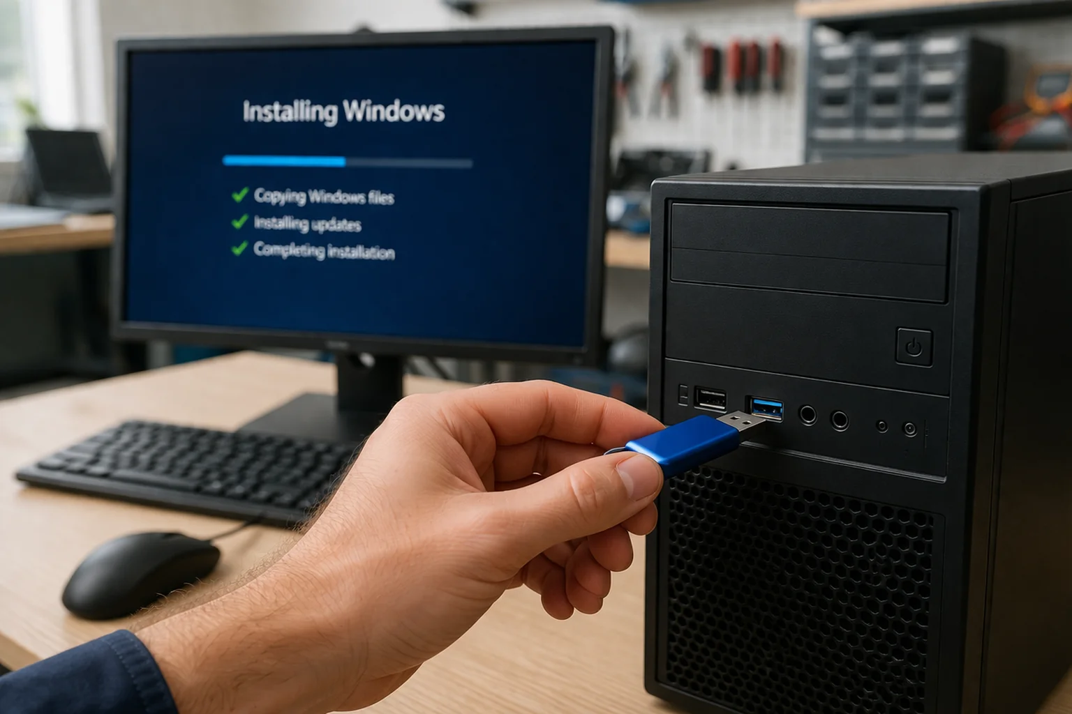 Installation de Windows avec clé USB