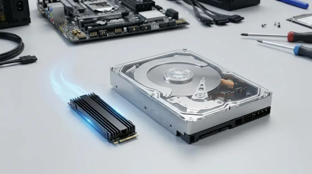 Comparatif disque dur HDD et SSD pour ordinateur